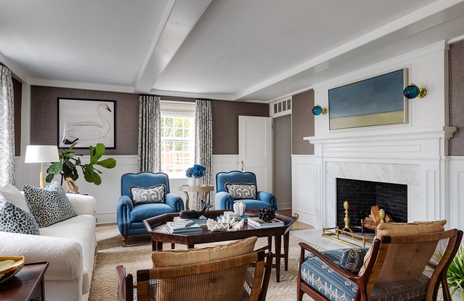 Nantucket Historic Home with interior design by Carolyn Thayer Interiors